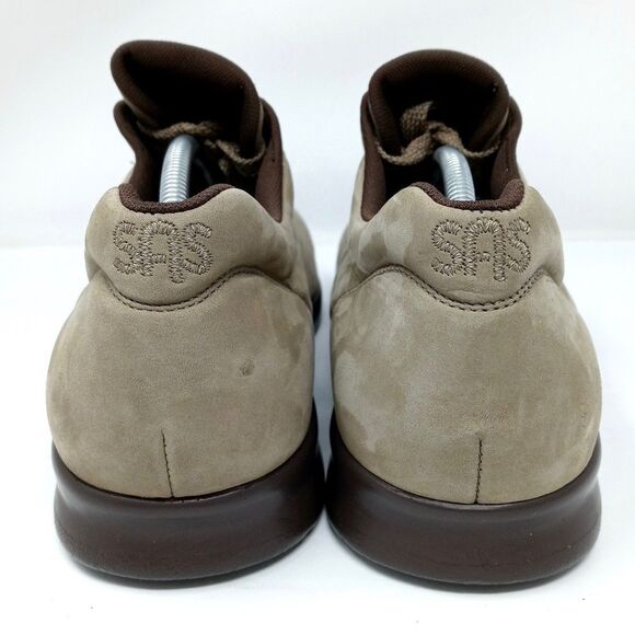 SAS Free Time Women’s Size 9 WW Wide Walking Shoes Tan Nubuck Lace Up Comfort - Picture 6 of 11